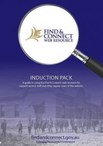 Front page of the Induction Pack