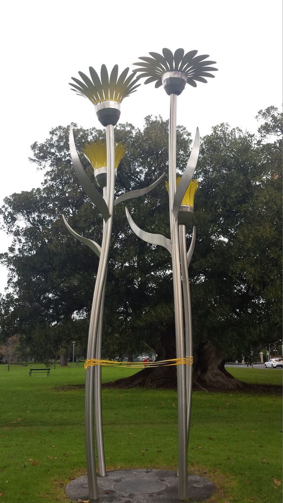 Memorial in Peace Park, Adelaide honouring the children who suffered abuse in institutional and out of home care.