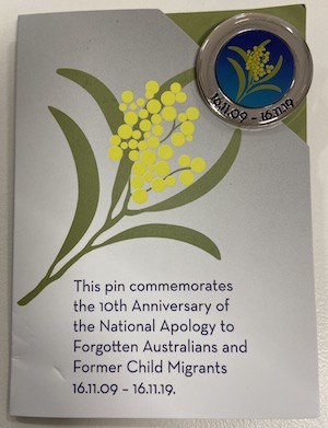 Pin for Apology Anniversary