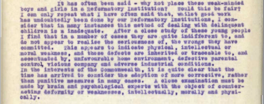 Children's Welfare Department & Reformatory Schools Report Vic 1933