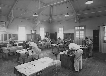 Mt Penang Carpentry Class 1948